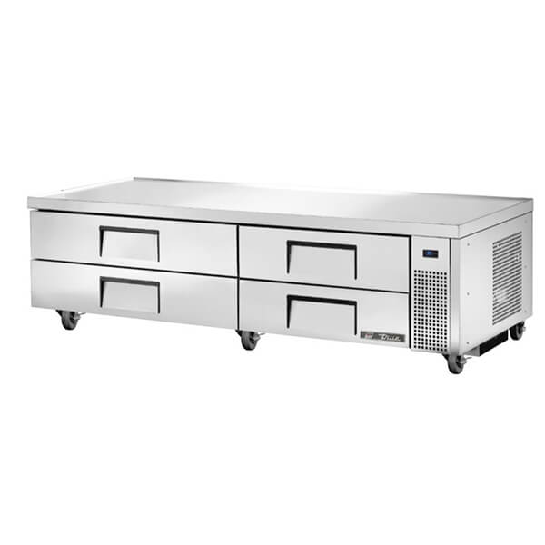 True TRCB-82 Refrigerated Chef Base 4 Drawers 82 inch