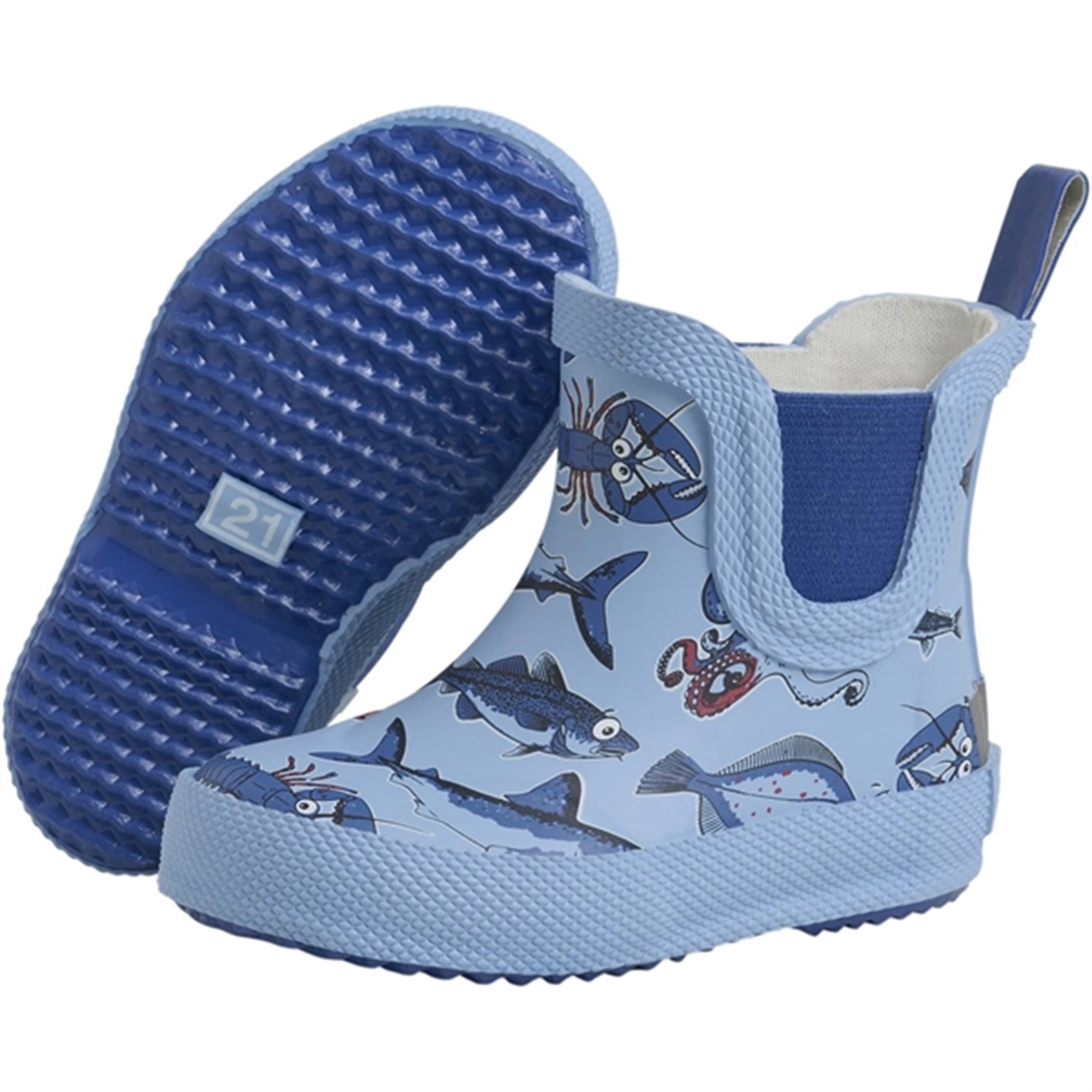 CeLaVi Rain Boots Aop Federal Blue