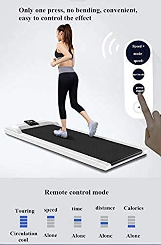 Walking treadmill for at home, walking in the office, not suitable for jogging, speed up to 6 km / h, strong & quiet motor, remote control, user weight up to 150 kg, safety checked