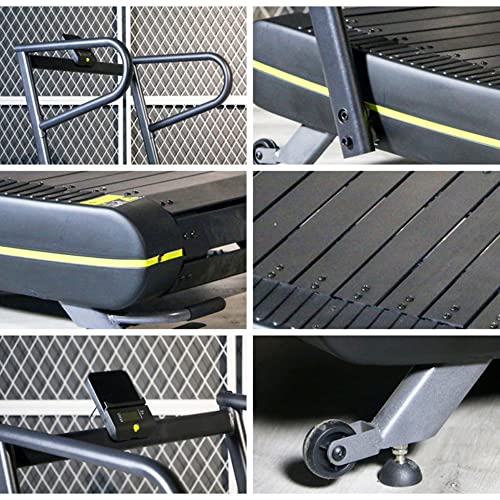 BillionBill Unpowered Treadmill Crawler Treadmill Gym Studio Home Folding Curve Treadmill,X-Large