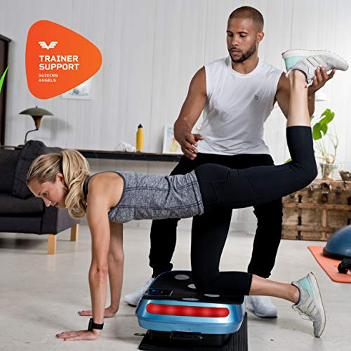 LifePro Rumblex 4D Vibration Plate Exercise Machine - Triple Motor Oscillation, Linear, Pulsation | Whole Body Vibration Machine for Home, Weight Loss & Shaping