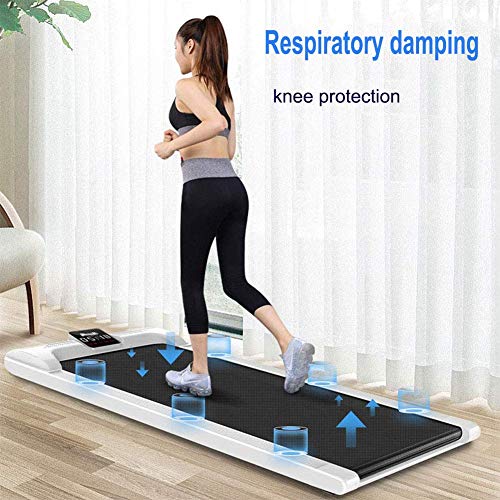 Walking treadmill for at home, walking in the office, not suitable for jogging, speed up to 6 km / h, strong & quiet motor, remote control, user weight up to 150 kg, safety checked