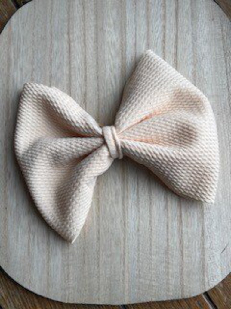 Cream Bow