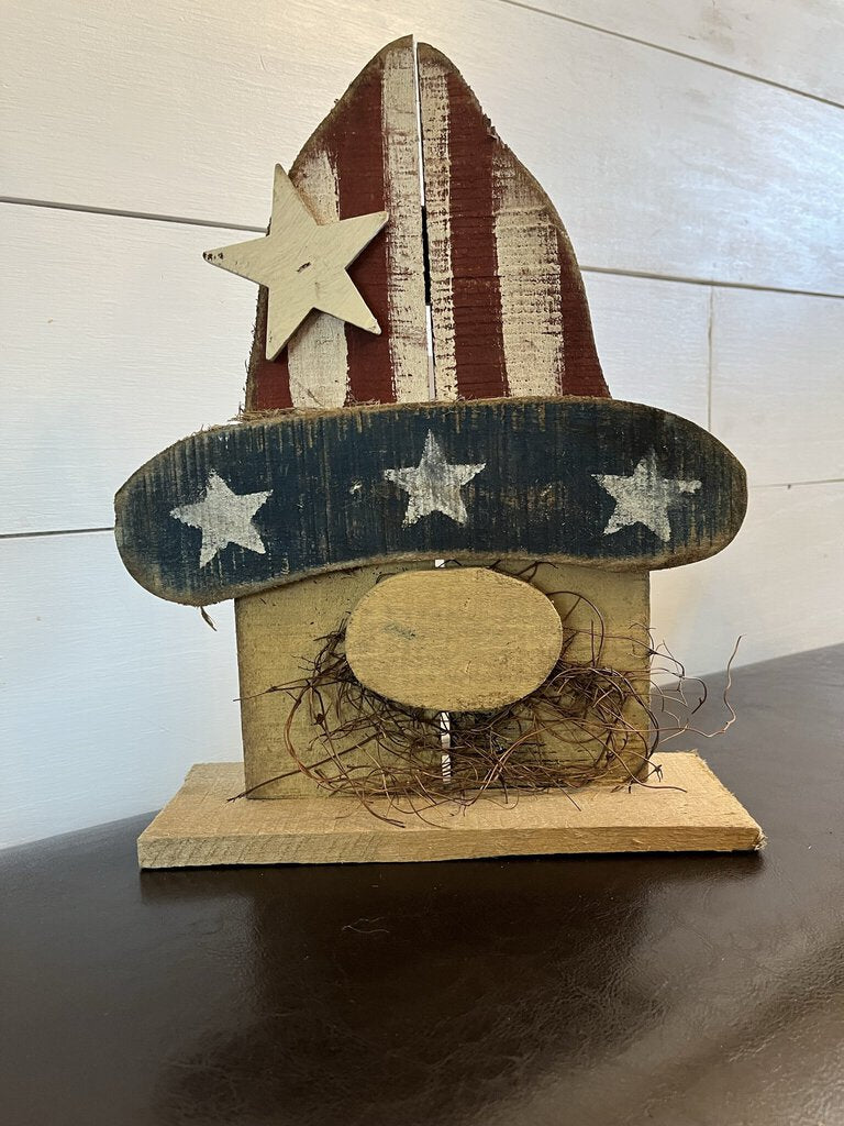 Rustic Uncle Sam Gnome