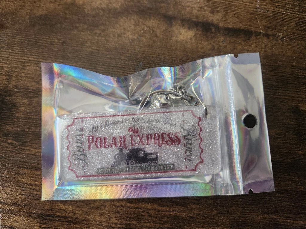 Polar express keychain