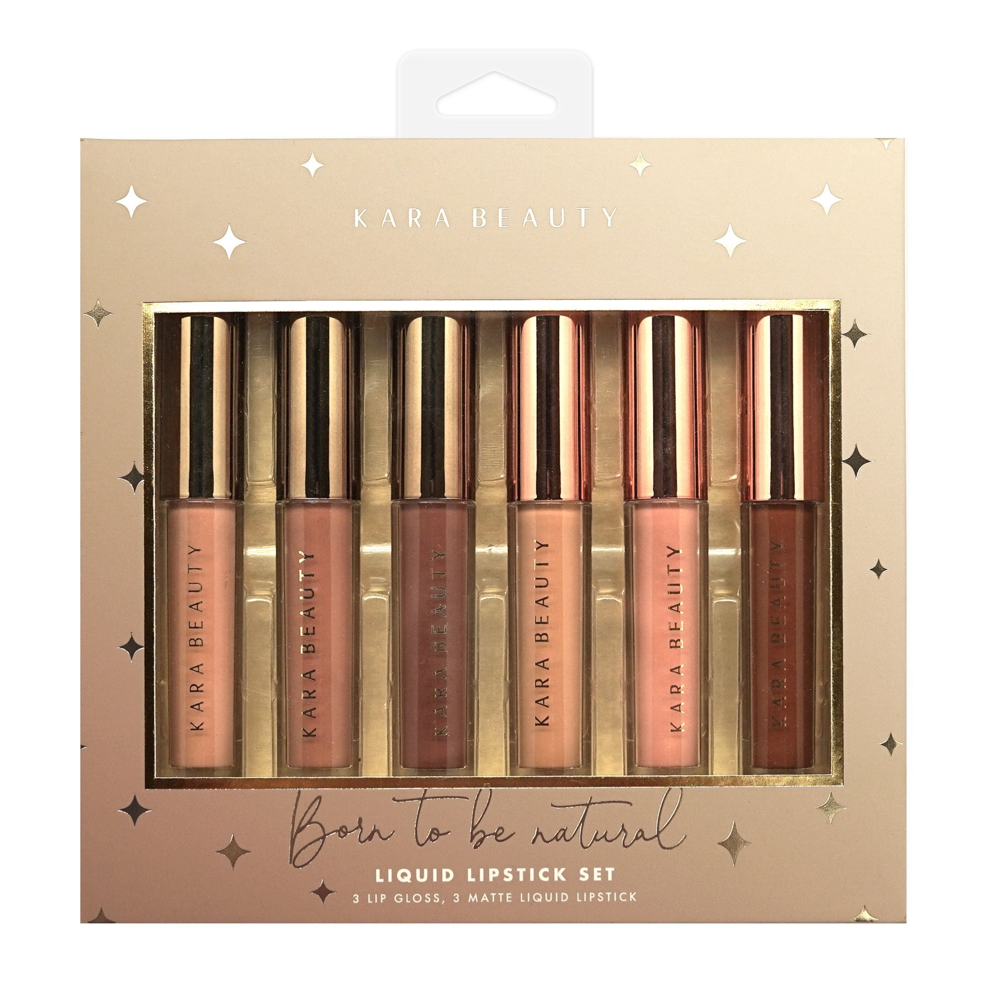 BORN TO BE NATURAL Liquid Lipstick Set