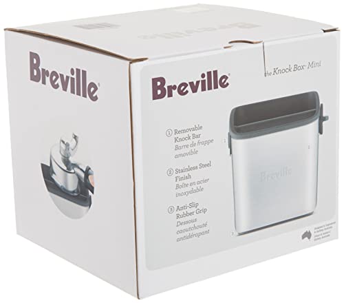 Breville Knock Box Mini, Stainless Steel, BES001XL