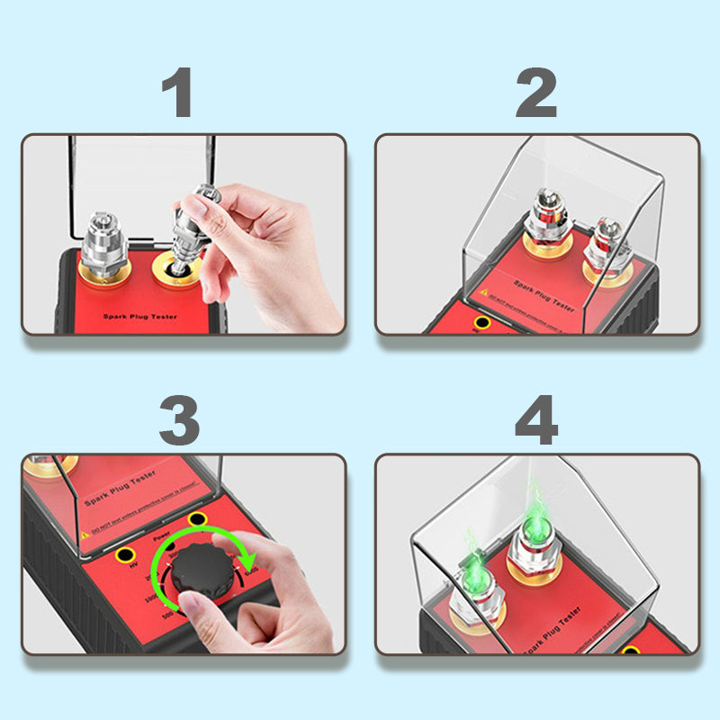 TÀndstiftstestare med dubbla testhÄl pentagow
