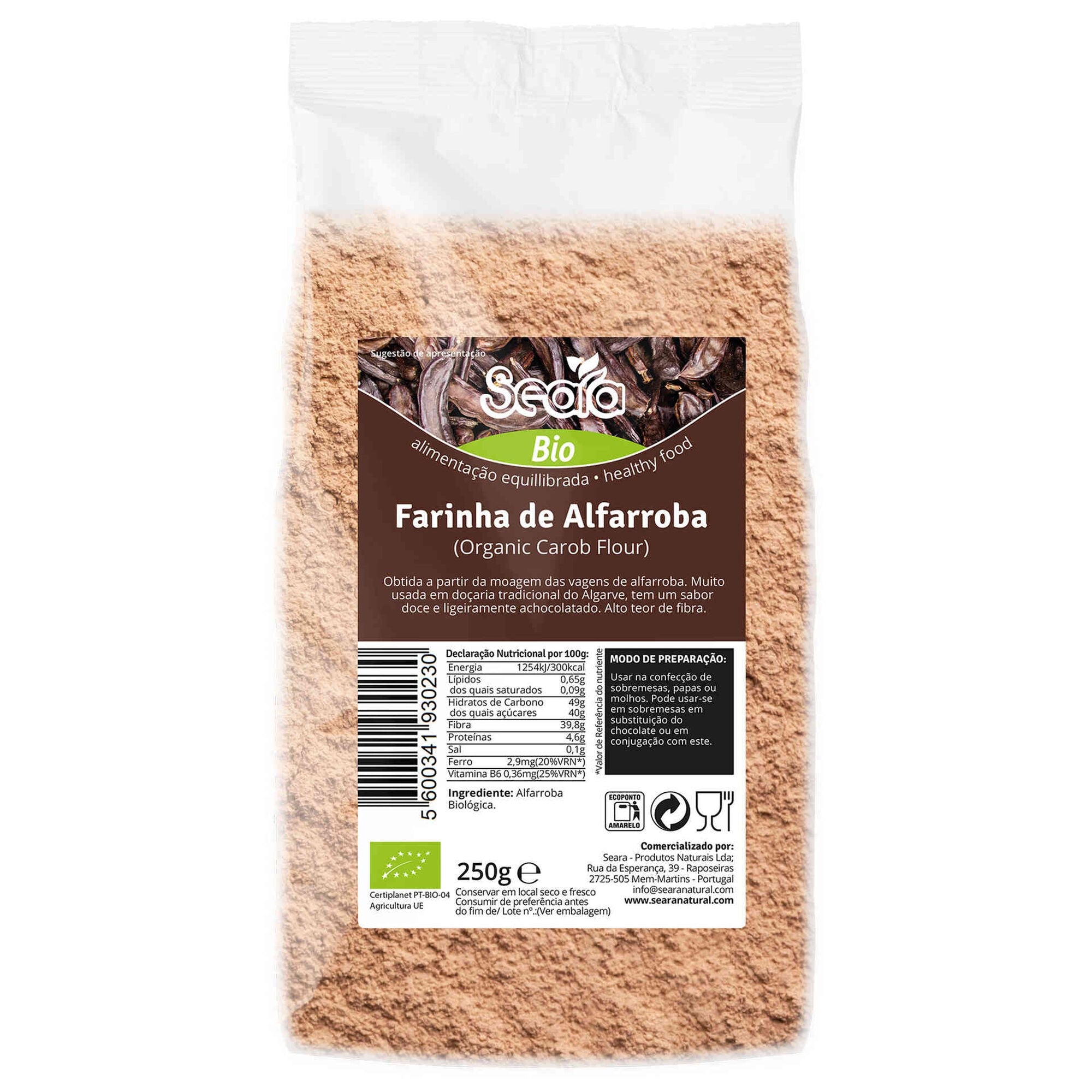 Gluten-Free Carob Flour 250 gr