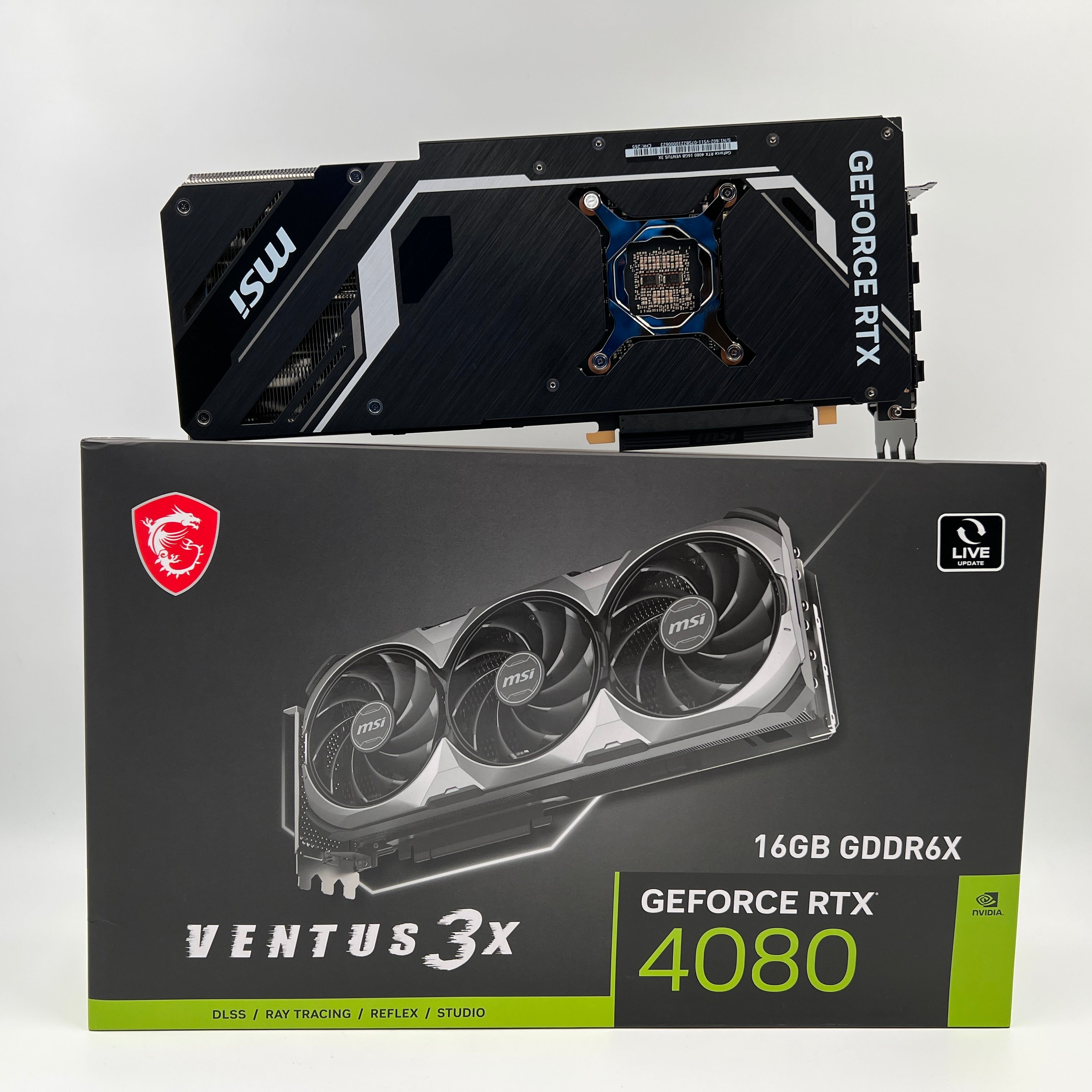 MSI GeForce RTX 4080 16GB VENTUS 3X GPU (Nvidia MSI 4080 Ventus 3x)