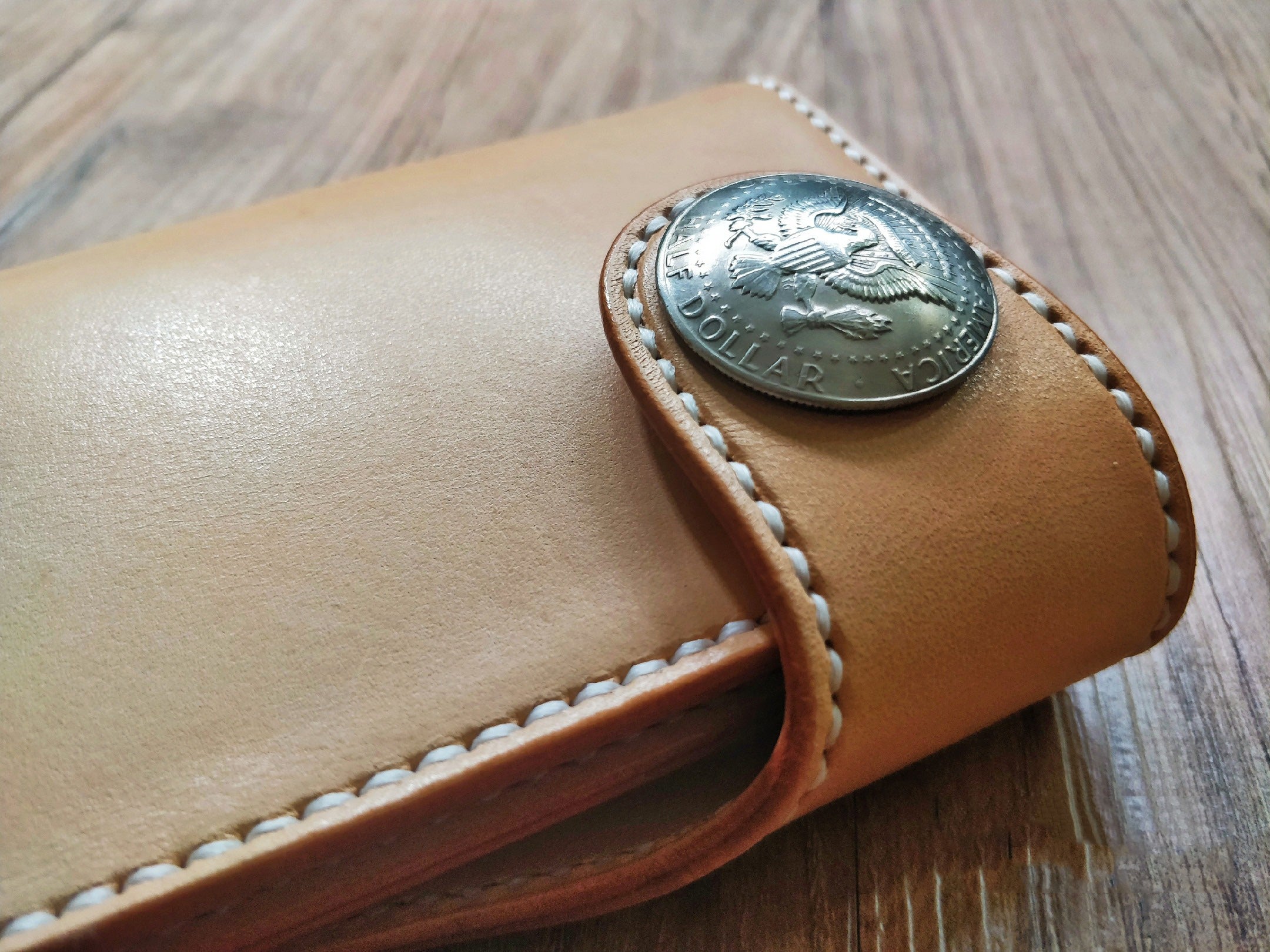 Mens Leather Long Biker Wallet Pattern PDF Feltify