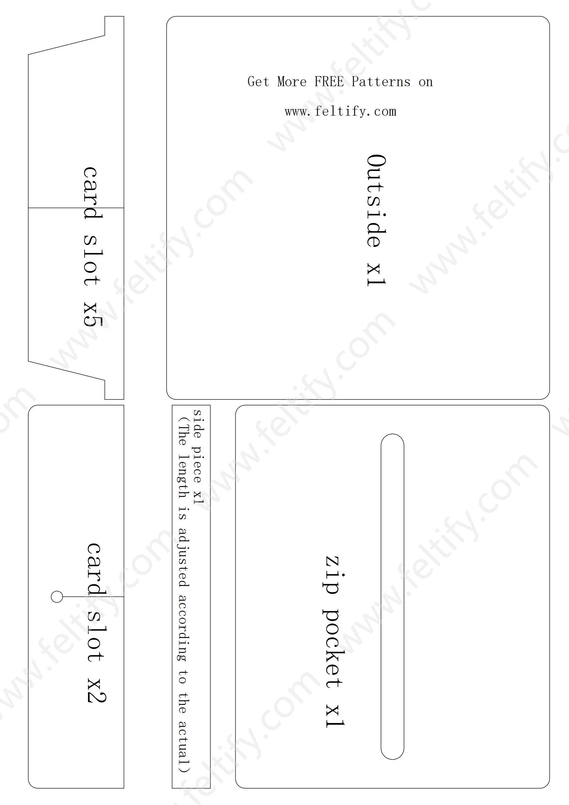 Minimalism Leather Long Wallet Pattern – PDF – Feltify minimalism-leather-long-wallet-pattern-pdf-feltify