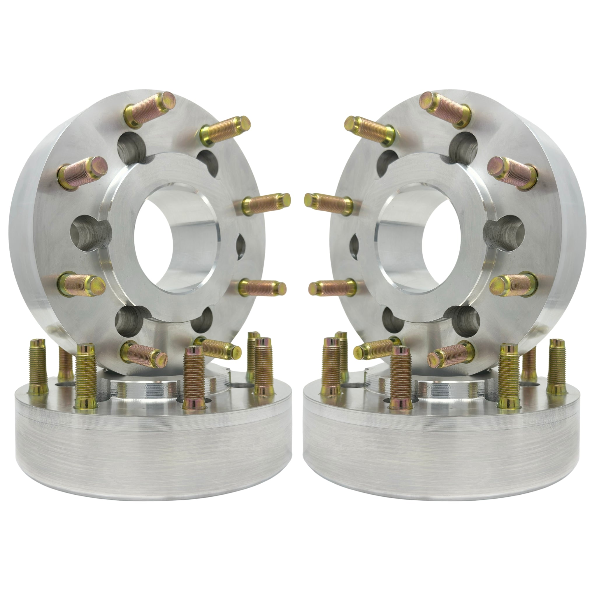  Chevy GMC 6x5.5 To 8x180 Hub Centric Wheel Adapters For Silverado, Sierra, Tahoe 6x139.7 To 8x180 | 78.1mm To 124.1 Centerbore | 14x1.5 Studs 1" Inch - 2" Inch Thicknesses Also Fits Yukon, Escalade + More 