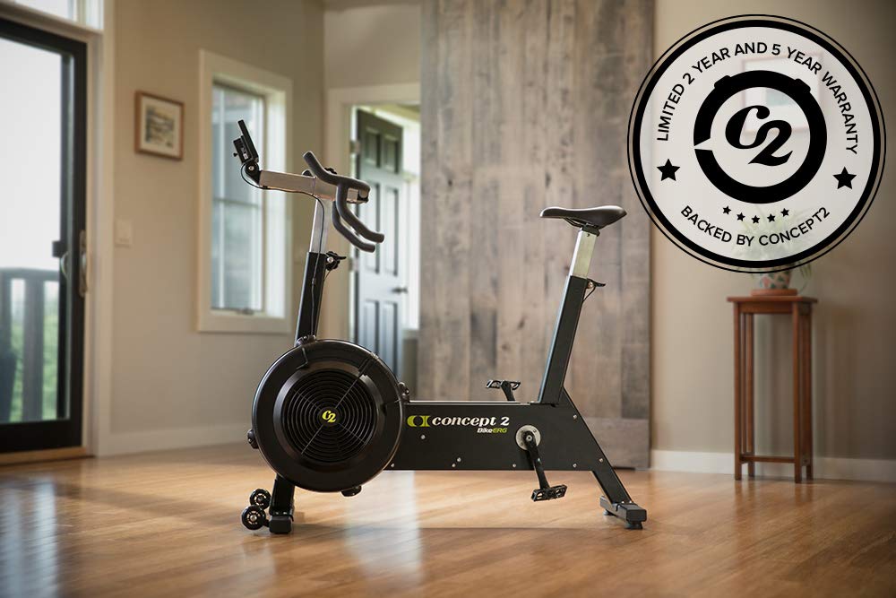 Concept2 BikeErg Stationary Exercise Bike with PM5 Monitor