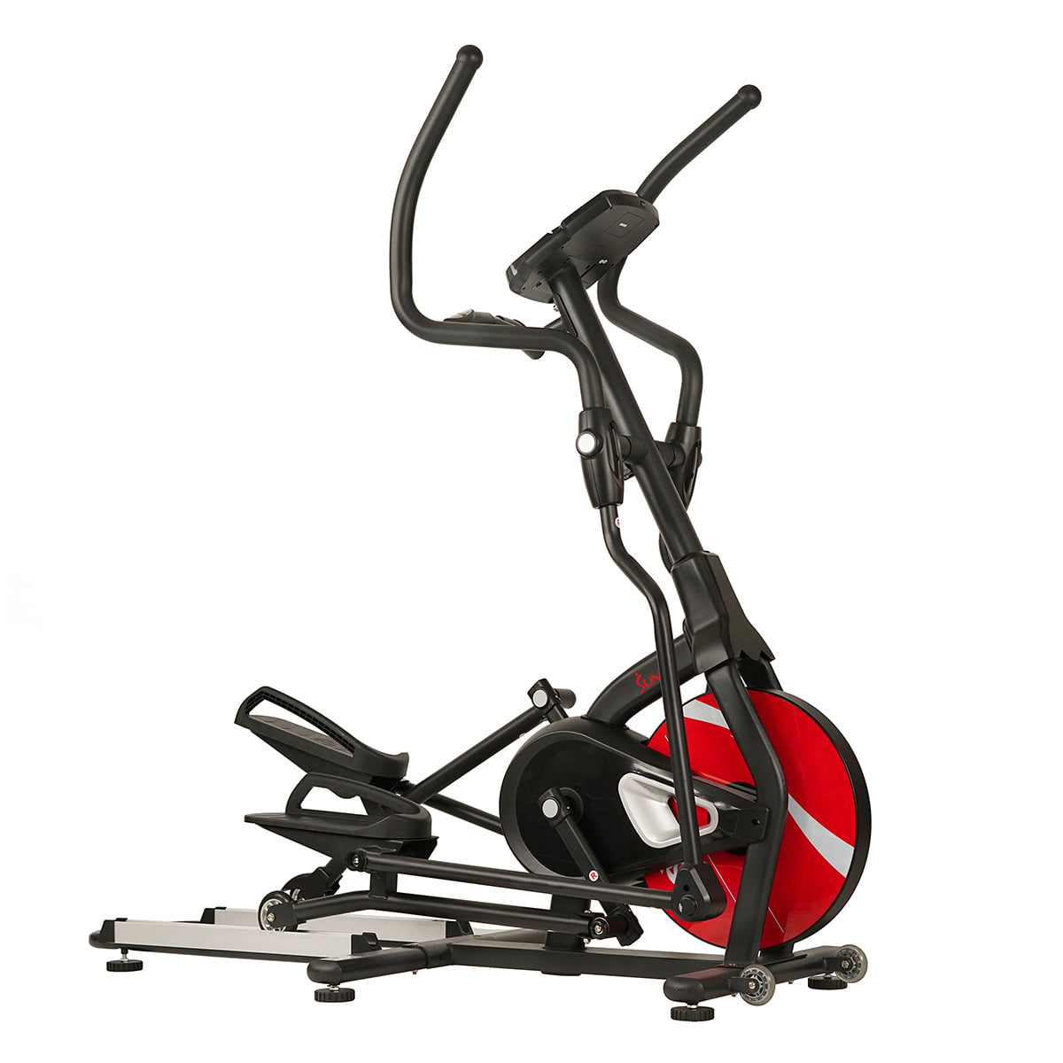 Stride Elliptical Machine Magnetic Fitness w/ Device Holder, LCD Monitor and Heart Rate Monitoring