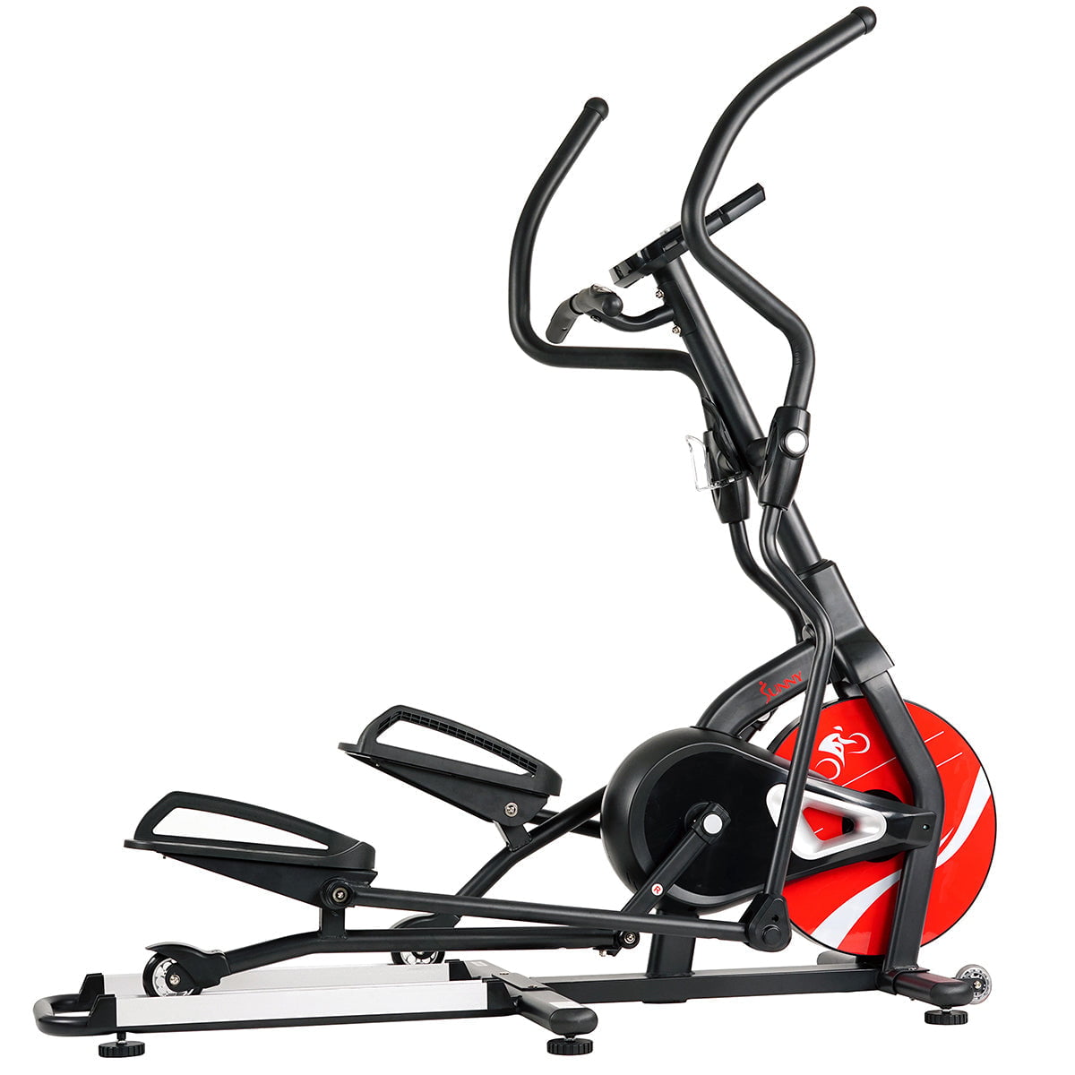 Stride Elliptical Machine Magnetic Fitness w/ Device Holder, LCD Monitor and Heart Rate Monitoring