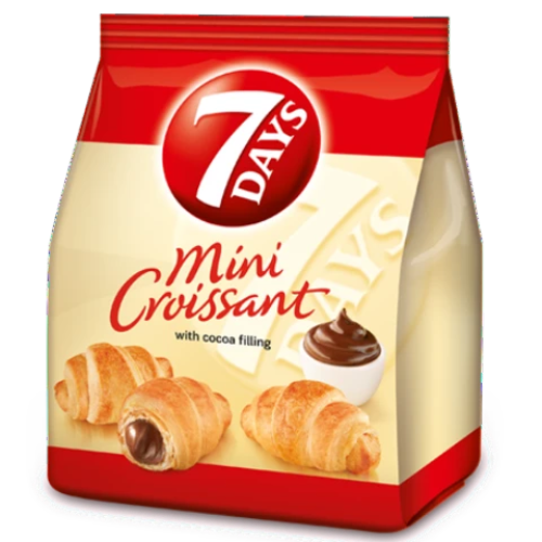 Croissants Mini with Cocoa Filling, 7 Days, 185g (6.53 oz)