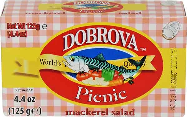 Mackerel Salad, Picnic (Dobrova) 125g (4.4oz)