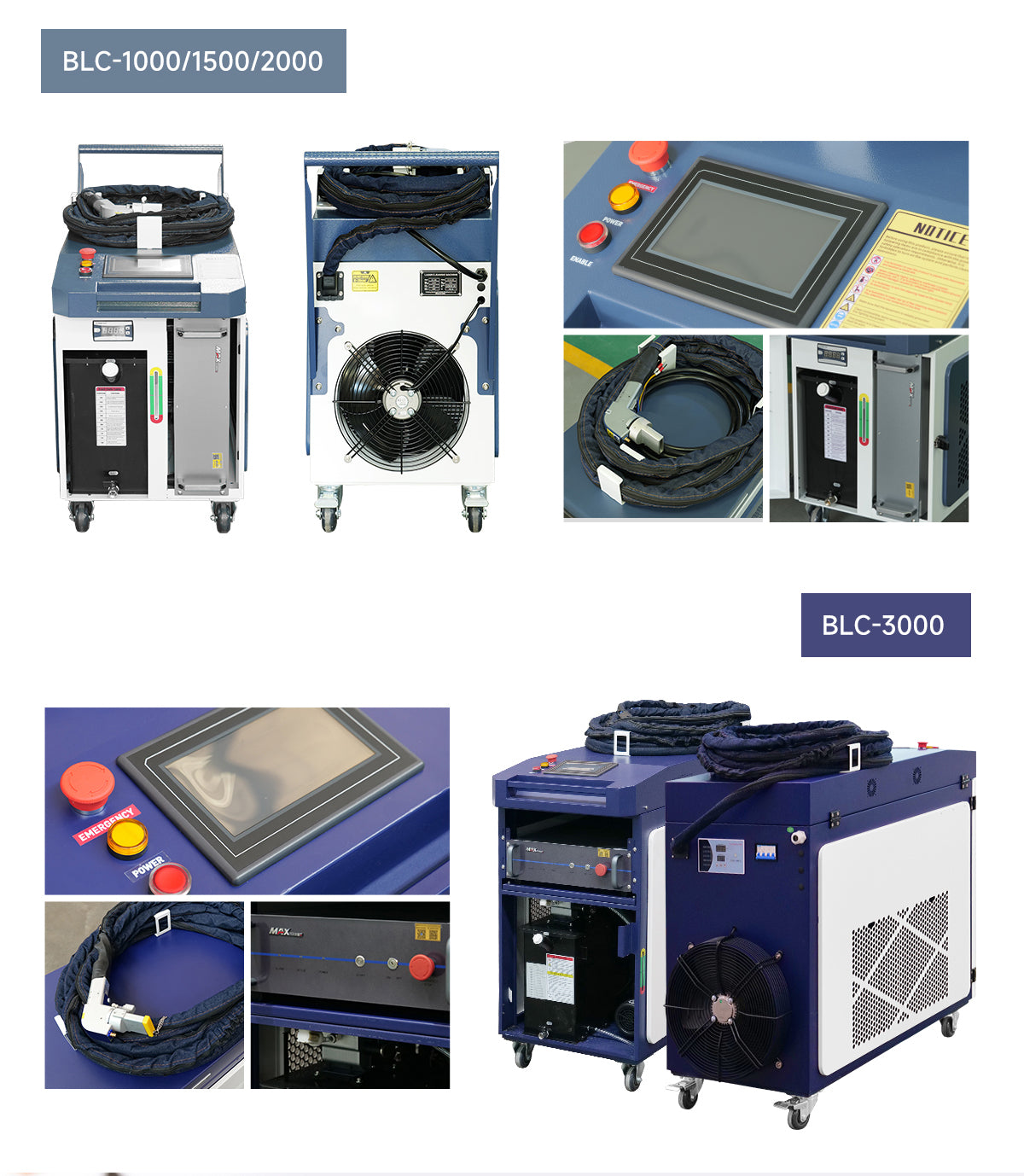 LYXC Machine de nettoyage laser à pulsion portable sans batterie 100 W pour  métal, rouille, peinture à l'huile, etc, LC-100（WITHOUT BATTERY）, Gris :  : Bricolage