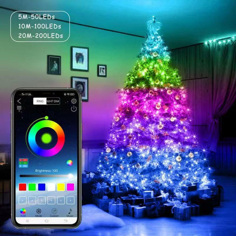 Grow & Stow Tree with Multicolor Lights 