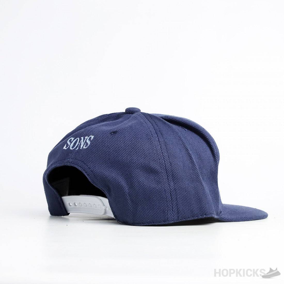 Navy Snapback Cap