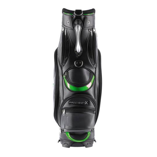 Precision X Carbon Edition Midsize Staff Cart Bag Black-Green