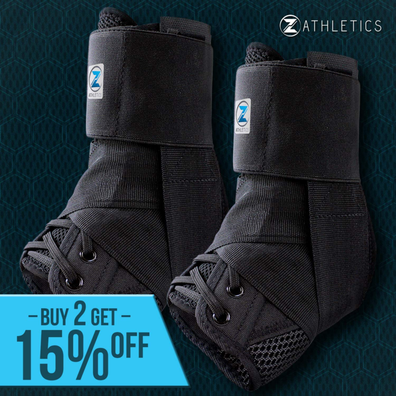 Zenith Ankle Brace, Lace Up Adjustable Support