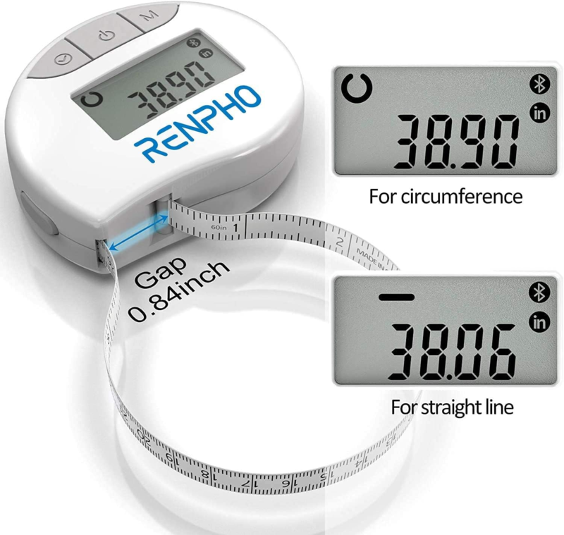 Smart Tape Measure Body with App -  Bluetooth Measuring Tape for Body Measuring,