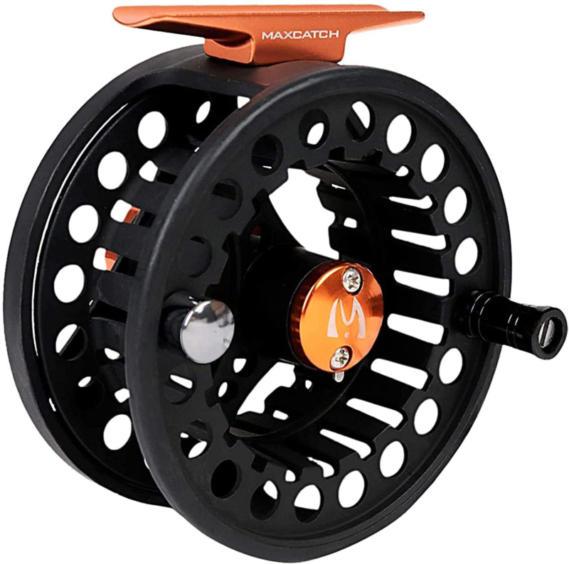 M MAXIMUMCATCH Maxcatch ECO Large Arbor Fly Fishing Reel, 5/6,  Pre-Loaded Fly R