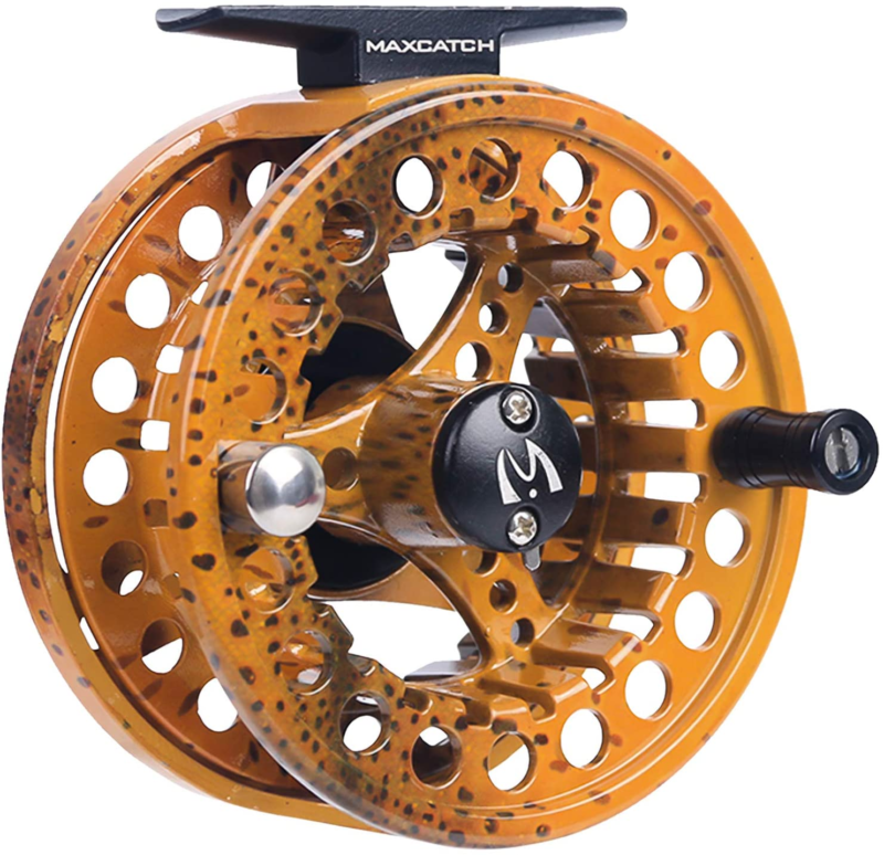 M MAXIMUMCATCH Maxcatch ECO Large Arbor Fly Fishing Reel, 5/6,  Pre-Loaded Fly R