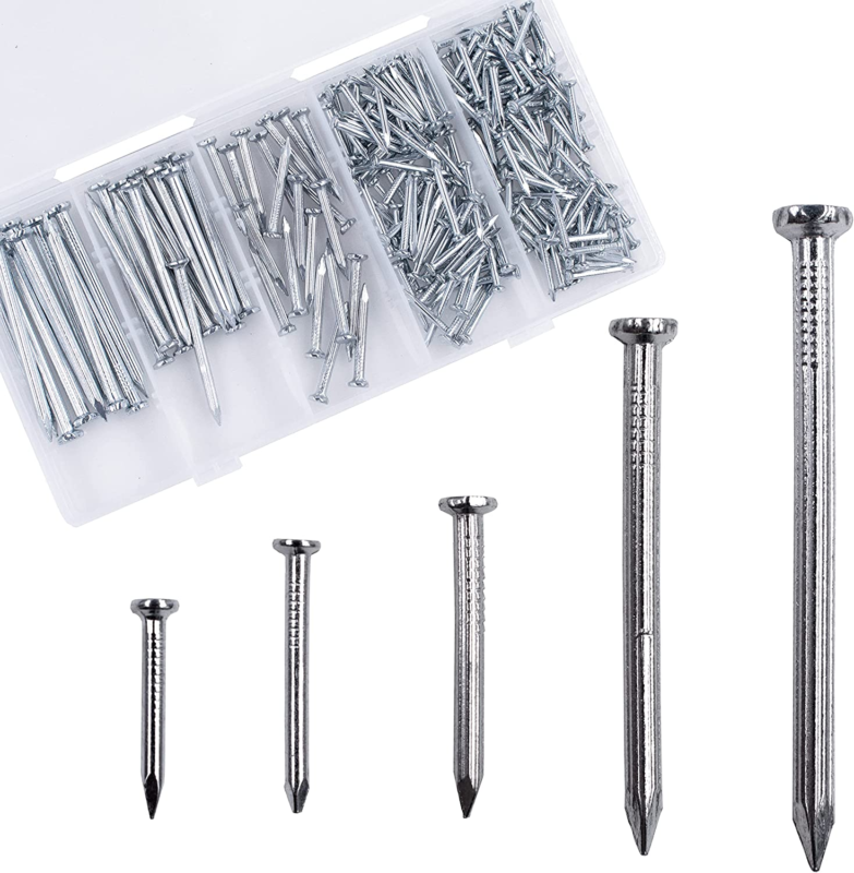 Brick Steel Nails Assortment Kit (220 Pcs