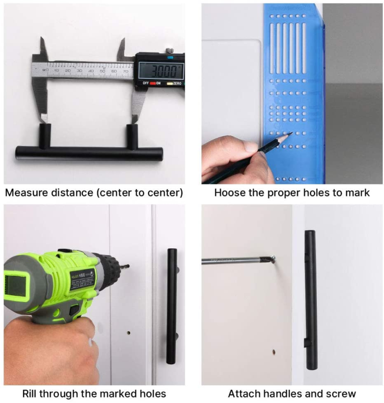 Cabinet Pull Template Door Template Drawer Pull Drill Template 1 Pack - TM160 Ca