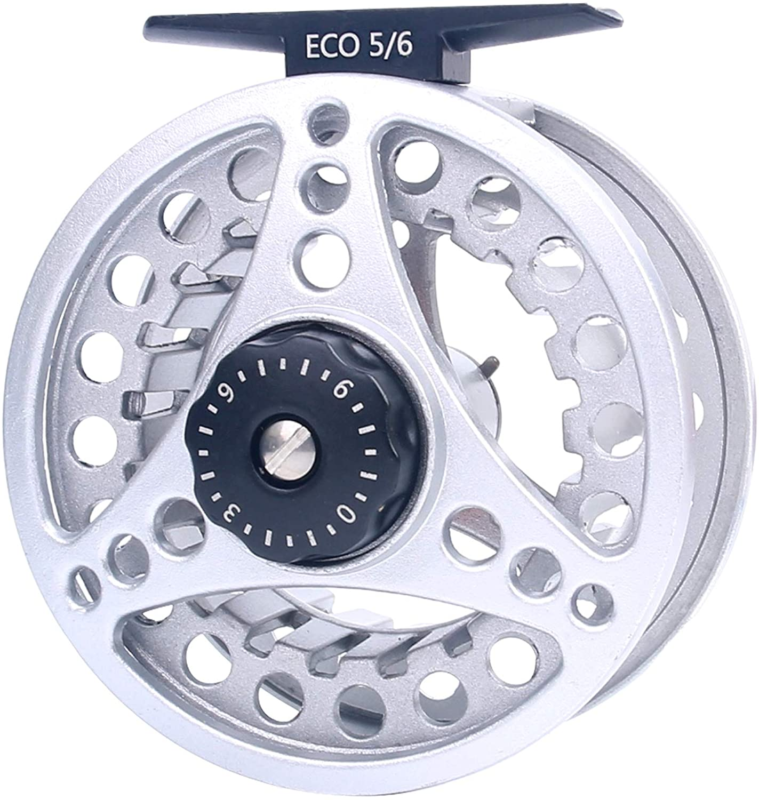 M MAXIMUMCATCH Maxcatch ECO Large Arbor Fly Fishing Reel, 5/6,  Pre-Loaded Fly R