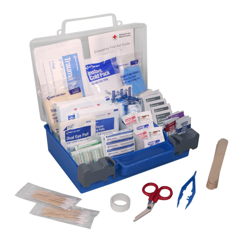 First Aid 260 Piece Kit,  All-Purpose, OSHA Compliant