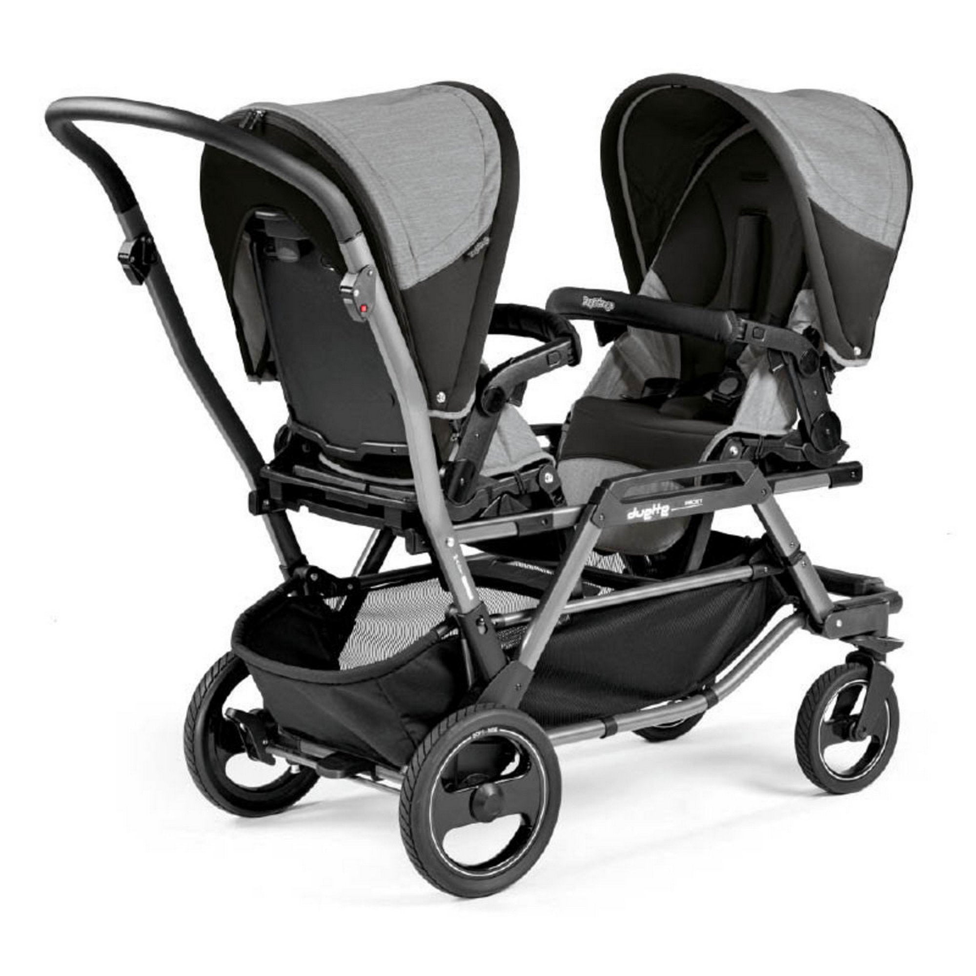 PEG PEREGO Duette Piroet Double Stroller - City Grey