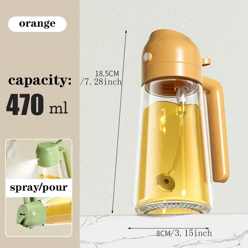 Leakproof Glass Oil Spray Bottle