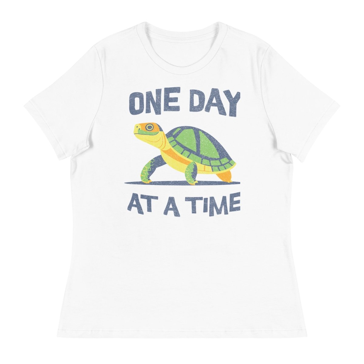 Steady Journey Turtle Relaxed Tee - Serene Sobriety Comfort