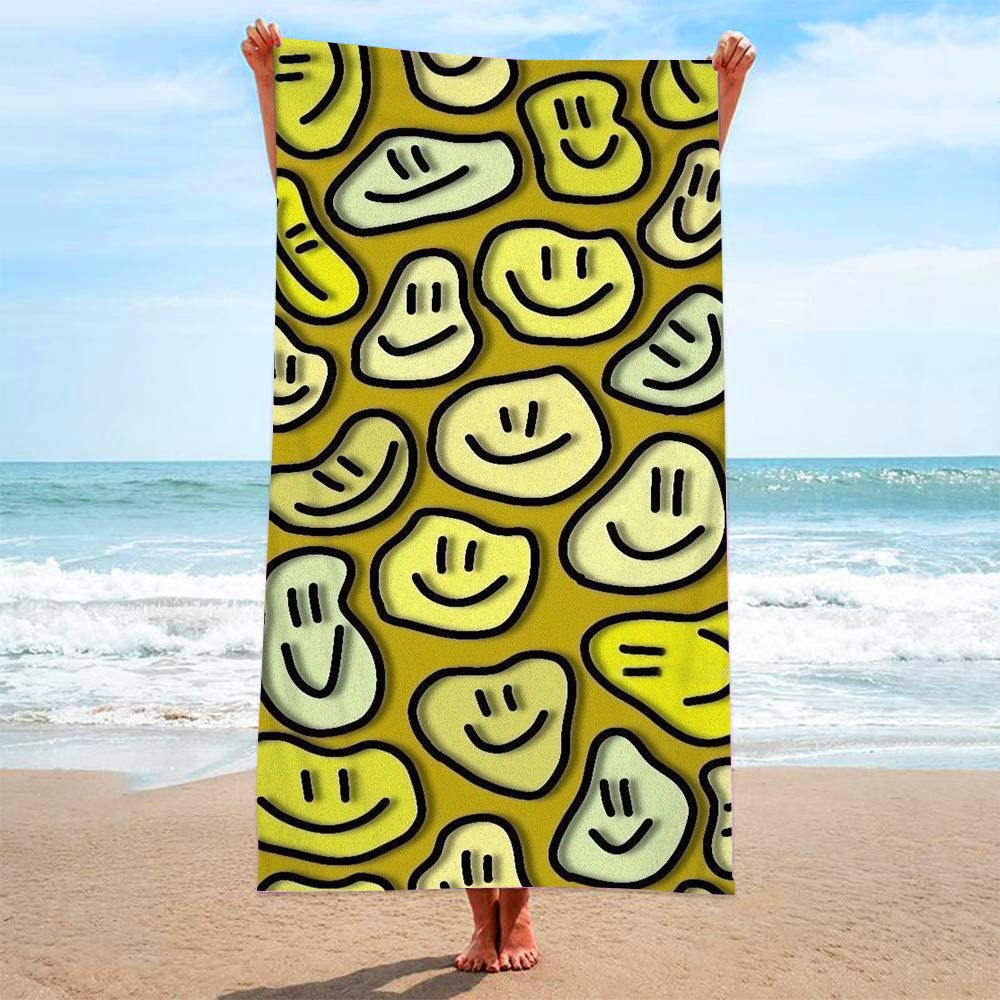Sand-Free Floral Beach Towel