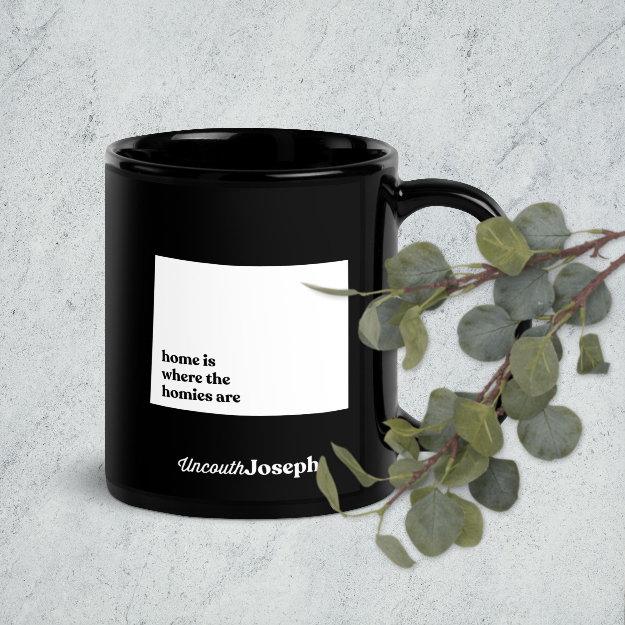 Colorado Homies Black Glossy Mug