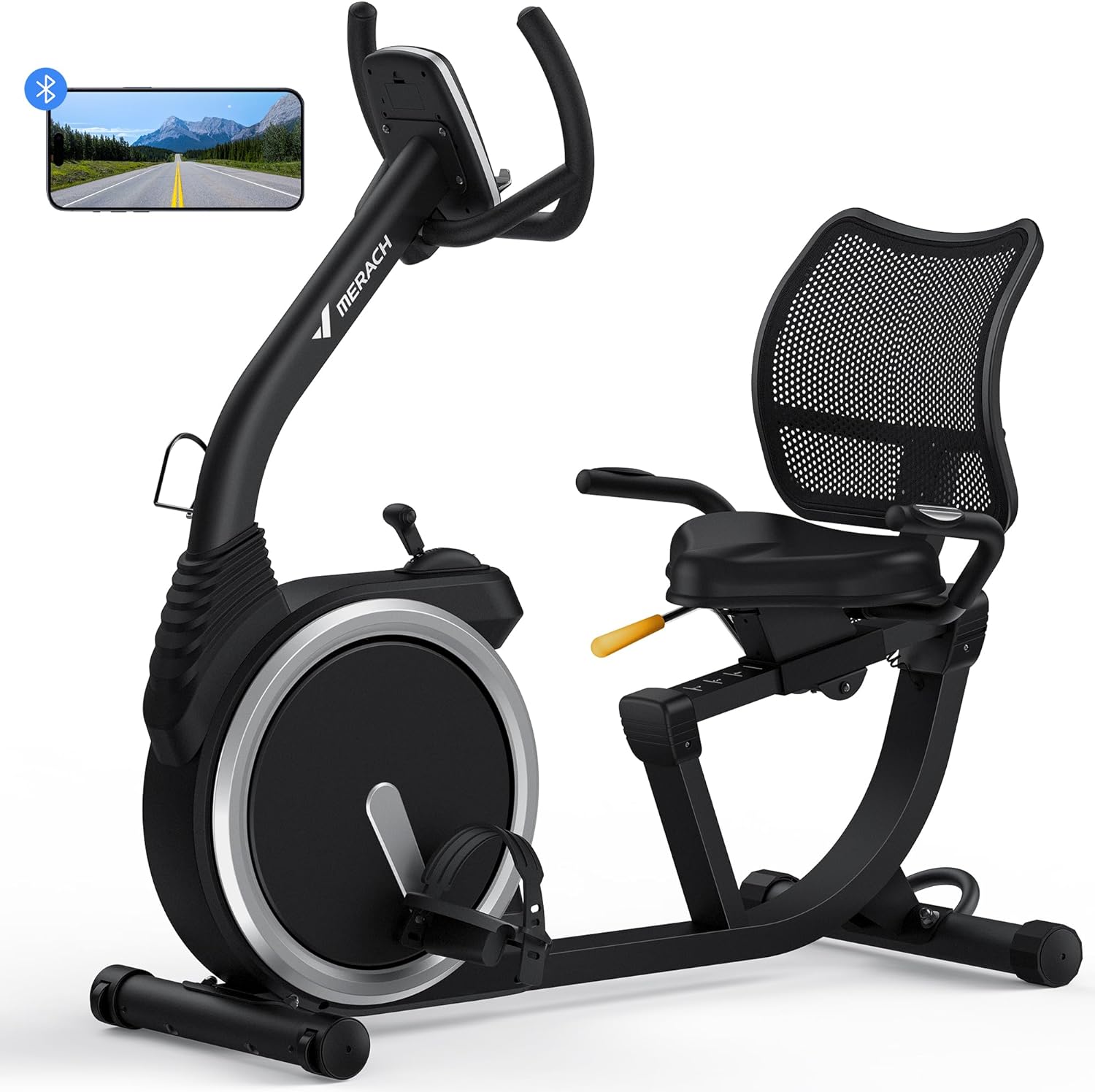 MERACH Recumbent Exercise Bike: High-Tech Comfort for Your Home Workout