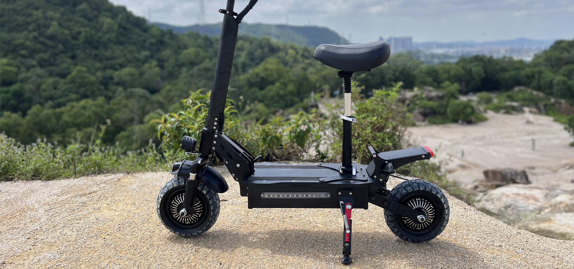 10inch electric scooter with seat liideway