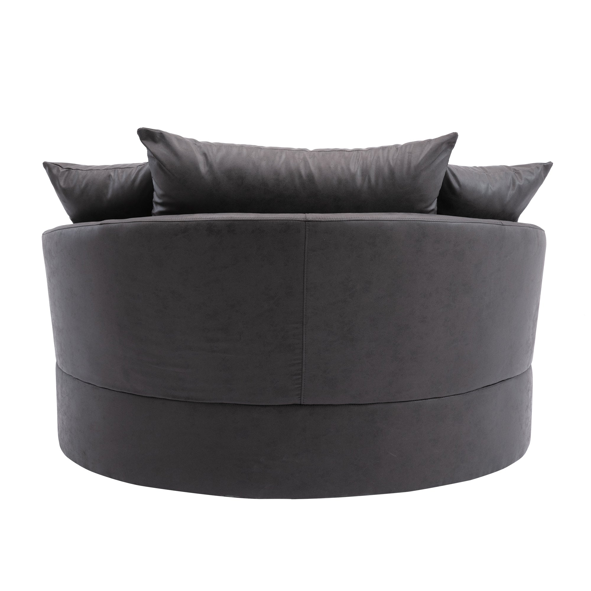 Modern Akili swivel accent chair for hotel living room.