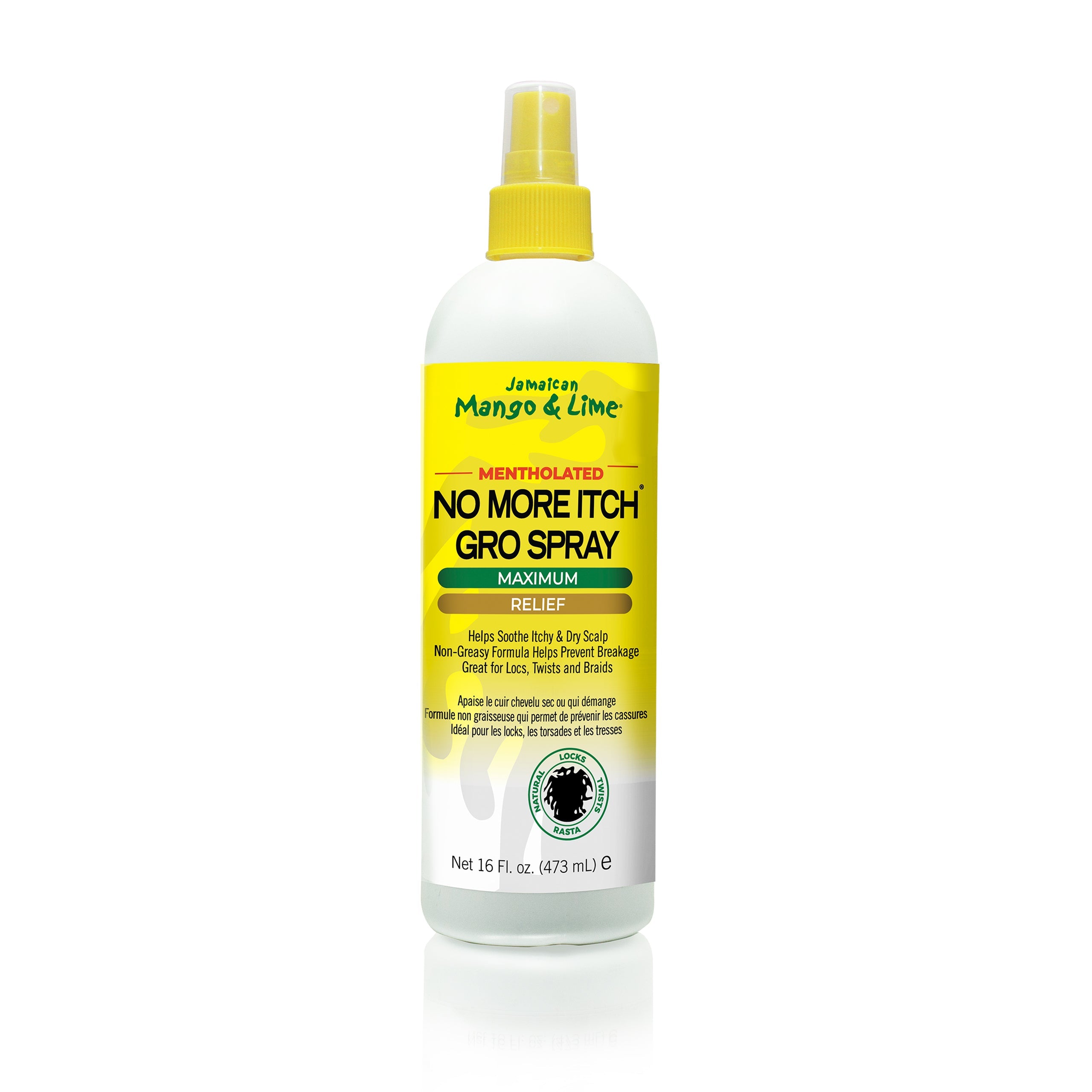 Jamaican Mango & Lime Mentholated No More Itch Gro Spray 8oz
