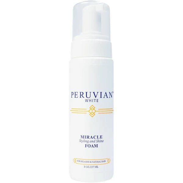 Peruvian White Miracle Styling Shine and Braid Foam