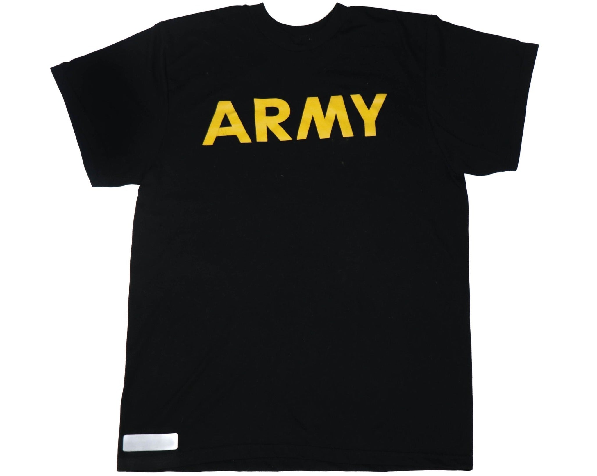 US Army APFU Black and Gold PT Short Sleeve Shirt