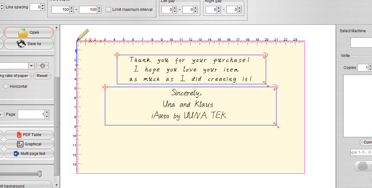 Crafting Envelope Contents