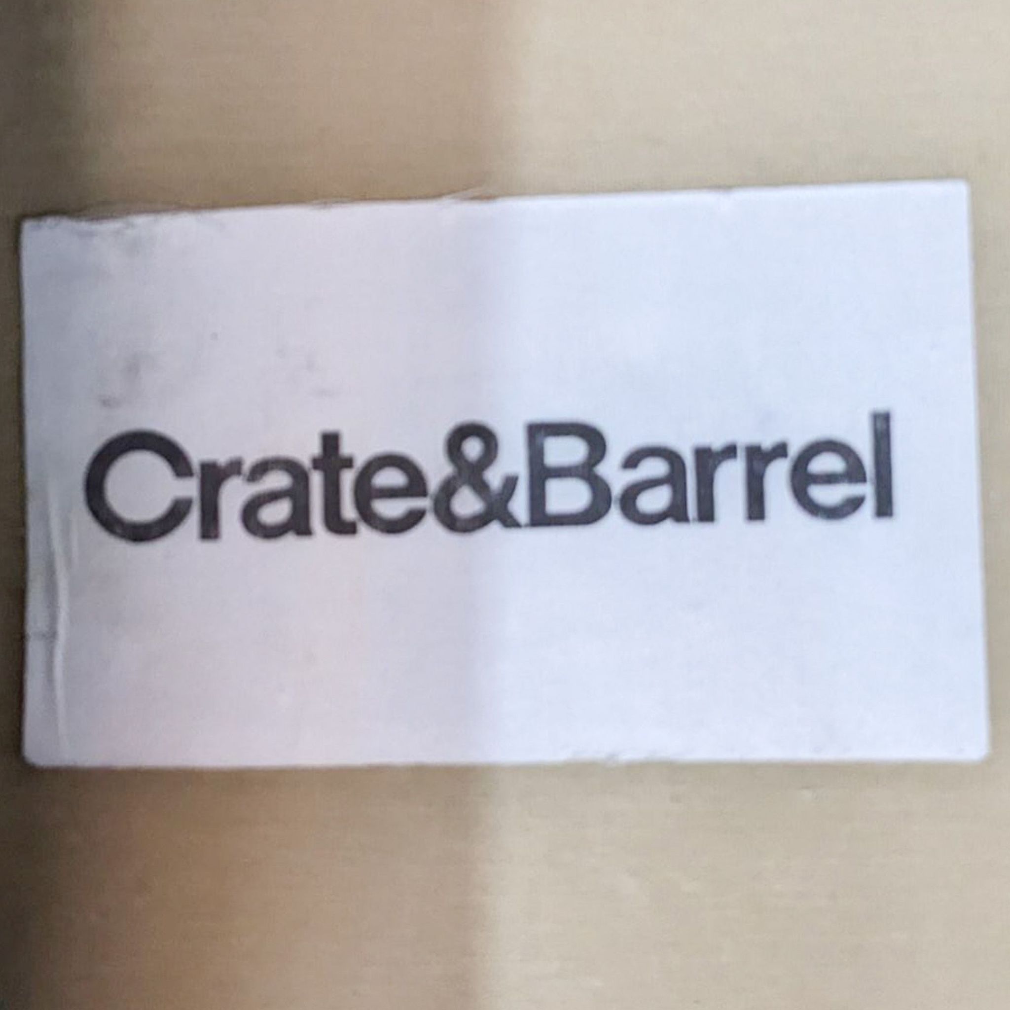 Crate And Barrel Lounge Deep Sofa