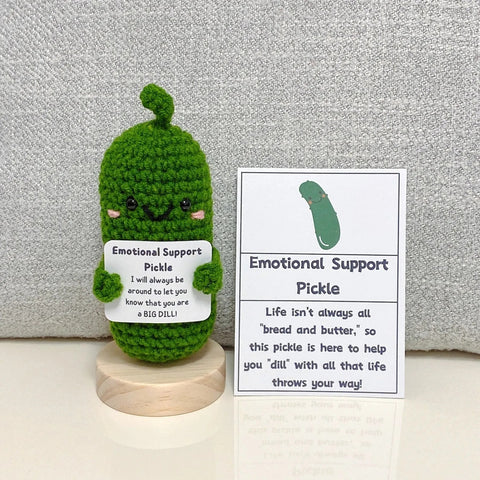 🎁HANDMADE EMOTIONAL SUPPORT PICKLED CUCUMBER GIFT