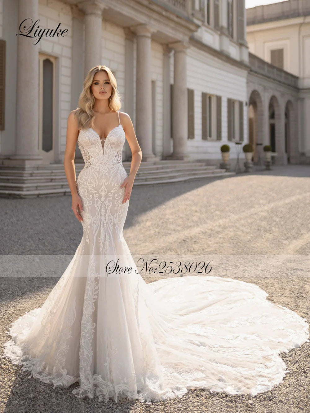 Stunning Sweetheart Mermaid Wedding Dresses Impressing Beaded Pearls aghetti Straps Appliques Lace Bridal Gowns