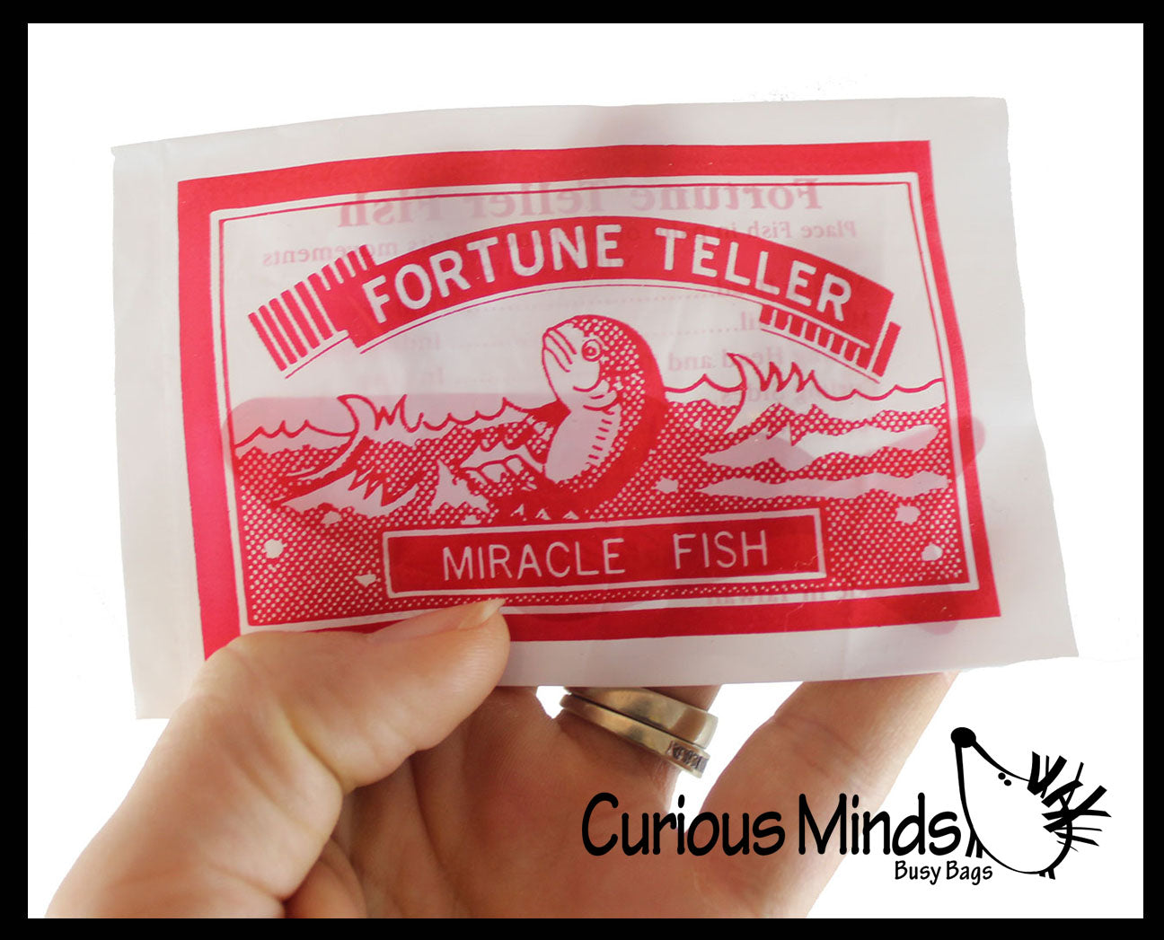 Fortune Magic Fish - Mood Ring Like Toy- Love Meter - Fortune Telling Toy - Classic Fun Predictor Toy